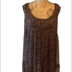 Leoni Dress Size 14 paisley lavender print